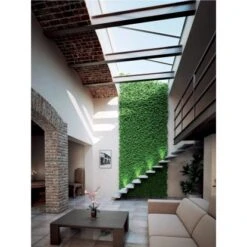 Tenax Künstliche Hecke Divy 3D Helix 0,5 M X 1 M Grün -Outdoor Schirm Verkauf 02929126078 11018400 AB 01