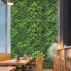 Tenax Künstliche Hecke Divy 3D Tropical 1 M X 1 M Grün -Outdoor Schirm Verkauf 02929129482 11018400 AB 04