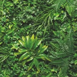 Tenax Künstliche Hecke Divy 3D Tropical 1 M X 1 M Grün -Outdoor Schirm Verkauf 02929129482 11018400 CU 01