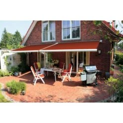 Kassettenmarkise Perform 300 X 200 Cm Gestell Silber Tuch Rot-Orange 8 Kassettenmarkise Perform 300 X 200 Cm Gestell Silber Tuch Rot-Orange -Outdoor Schirm Verkauf 02 ambiente uni bord gross