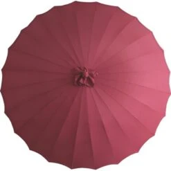 Marktschirm Limon Ø 270 Cm Burgund Mit Kurbel -Outdoor Schirm Verkauf 048124986097 CU06 020914 L