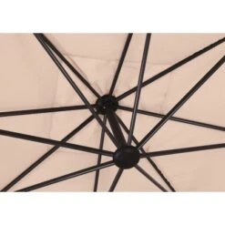 Ampelschirm Peoria 300 Cm X 300 Cm Beige Mit Kurbel -Outdoor Schirm Verkauf 048124992906 CU01 310719 L