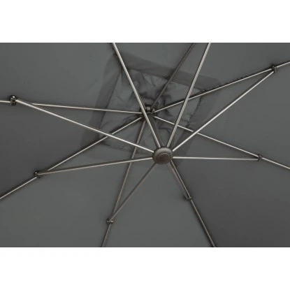 Ampelschirm Peoria 300 Cm X 300 Cm Anthrazit Mit Kurbel 7 Ampelschirm Peoria 300 Cm X 300 Cm Anthrazit Mit Kurbel – Bild 5