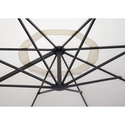 Ampelschirm Mendota Ø 300 Cm Ecru Mit Kurbelmechanik 8 Ampelschirm Mendota Ø 300 Cm Ecru Mit Kurbelmechanik – Bild 6