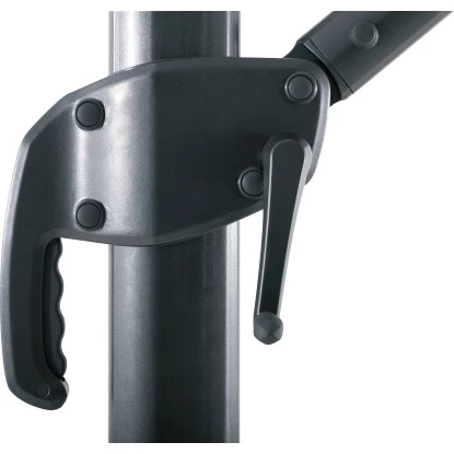 Ampelschirm Moga Ø 300 Cm Grey Mit Kurbelmechanik 12 Ampelschirm Moga Ø 300 Cm Grey Mit Kurbelmechanik – Bild 10