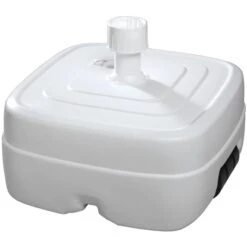 PE-Schirmständer Ca. 45 Liter Weiß