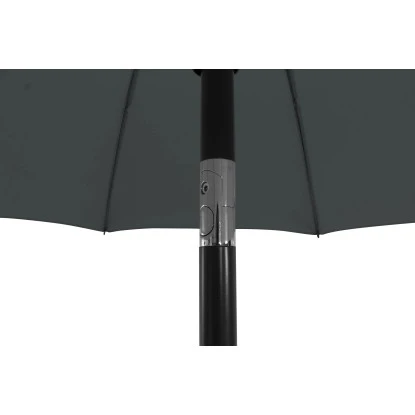 Siena Garden Marktschirm City Ø 180 Cm Grau Mit Schieber 6 Siena Garden Marktschirm City Ø 180 Cm Grau Mit Schieber – Bild 4