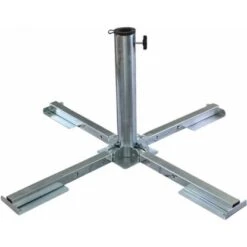 Siena Garden Schirmständer Silber Klappbar