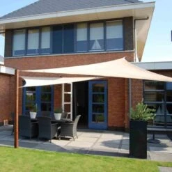 Nesling Sonnensegel Coolfit Schwarz 500 Cm X 500 Cm X 710 Cm -Outdoor Schirm Verkauf 1241504 1346 J16780 4