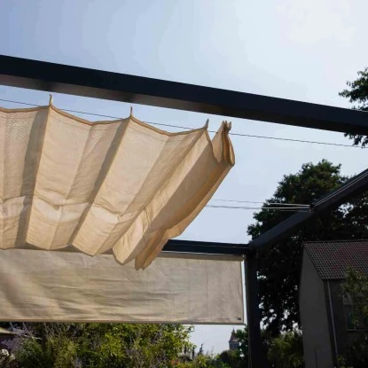 Nesling Falt-Sonnensegel Coolfit Weiß 290 Cm X 500 Cm 14 Nesling Falt-Sonnensegel Coolfit Weiß 290 Cm X 500 Cm – Bild 12