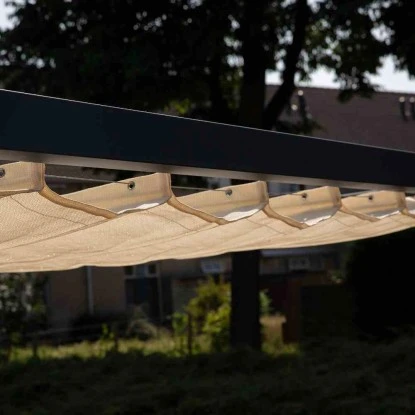 Nesling Falt-Sonnensegel Coolfit Weiß 290 Cm X 500 Cm 10 Nesling Falt-Sonnensegel Coolfit Weiß 290 Cm X 500 Cm – Bild 8