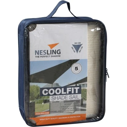 Nesling Sonnensegel Coolfit Weiß 360 Cm X 360 Cm X 360 Cm 3 Nesling Sonnensegel Coolfit Weiß 360 Cm X 360 Cm X 360 Cm