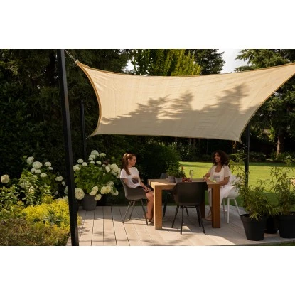 Nesling Sonnensegel Coolfit Weiß 500 Cm X 500 Cm 12 Nesling Sonnensegel Coolfit Weiß 500 Cm X 500 Cm – Bild 10