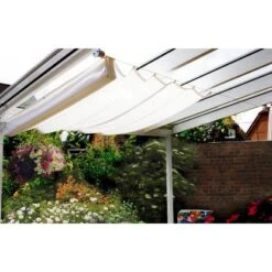 Floracord Vierecksonnensegel Weiß 330 Cm X 68 Cm -Outdoor Schirm Verkauf 128043 4267 68x330 wei