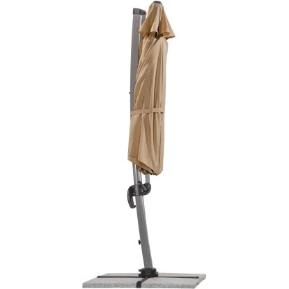 Schneider Schirme Ampelschirm Rhodos Ø 350 Cm Sand Mit Kurbelmechanik 5 Schneider Schirme Ampelschirm Rhodos Ø 350 Cm Sand Mit Kurbelmechanik – Bild 3