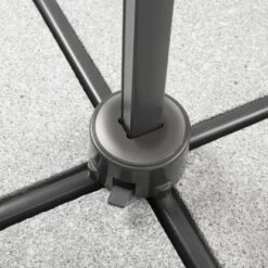 Schneider Ampelschirm Rhodos Junior270 Cm X 270 Cm Anthrazit Mit Kurbelmechani -Outdoor Schirm Verkauf 144100 2630 6