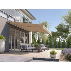 Wismar Gelenkarmmarkise Classic 300 Cm X 250 Cm Beige -Outdoor Schirm Verkauf 146768 2354 AB 04 1