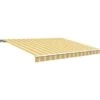 Wismar Gelenkarmmarkise Classic 600 Cm X 350 Cm Gelb-Weiß-Grau -Outdoor Schirm Verkauf 146772 2354 S 01 3