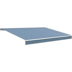 Wismar Gelenkarmmarkise Classic 300 Cm X 200 Cm Blau-Grau