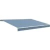 Wismar Gelenkarmmarkise Classic 600 Cm X 350 Cm Blau-Grau -Outdoor Schirm Verkauf 146776 2354 S 01 3