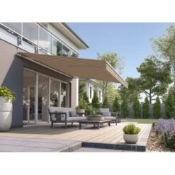 Wismar Gelenkarmmarkise Classic 600 Cm X 250 Cm Beige-Braun -Outdoor Schirm Verkauf 146786 3254 AB 04 5