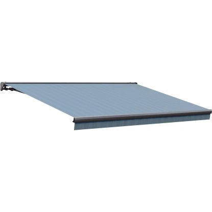 Wismar Teilhülsenmarkise 350 Cm X 250 Cm Blau-Grau 3 Wismar Teilhülsenmarkise 350 Cm X 250 Cm Blau-Grau