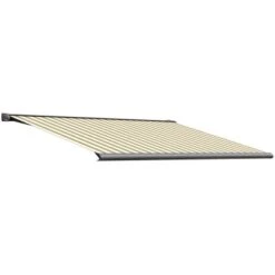 Wismar Kassettenmarkise S-Compact 400 Cm X 250 Cm Beige-Grün