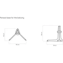 Baser Sonnenschirmständer Für Balkon 20 Kg Dunkelbraun 19 Baser Sonnenschirmständer Für Balkon 20 Kg Dunkelbraun -Outdoor Schirm Verkauf 1528 TechnischesDatenblat 1