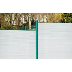 Gartenfreude Polyrattan Sichtschutz 300 Cm X 75 Cm Weiß -Outdoor Schirm Verkauf 159714 4655 pt03