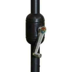 Gartenfreude Marktschirm Ø 270 Cm Creme Mit Kurbelmechanik -Outdoor Schirm Verkauf 159726 4655 pt02