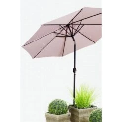 Gartenfreude Marktschirm Ø 270 Cm Hellrosa Mit Kurbelmechanik 7 Gartenfreude Marktschirm Ø 270 Cm Hellrosa Mit Kurbelmechanik -Outdoor Schirm Verkauf 159731 4655 pt01