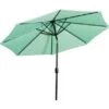 Gartenfreude Marktschirm Ø 270 Cm Hellgrün Mit Kurbelmechanik -Outdoor Schirm Verkauf 159734 4655
