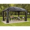 Sojag Aluminium-Pavillon Moreno 10 X 14 Anthrazit 298 Cm X 423 Cm X 283 Cm -Outdoor Schirm Verkauf 1741 sj04400 monaco10x14 1