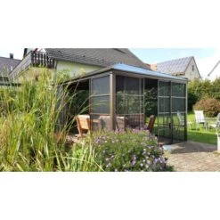 Sojag Aluminium Pavillon Castel 10 X 12 Bronze 298 Cm X 362 Cm X 283 Cm -Outdoor Schirm Verkauf 1741 sj13500 castel10x12 1