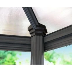 Palram - Canopia Gartenpavillon Roma 4.1 X 3.6 Anthrazit -Outdoor Schirm Verkauf 1931641 4695 3