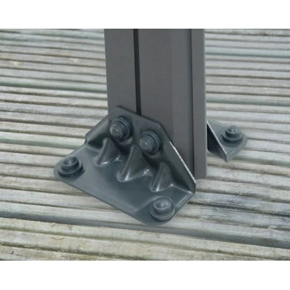 Palram - Canopia Gartenpavillon Palermo 3 X 3 Anthrazit 7 Palram - Canopia Gartenpavillon Palermo 3 X 3 Anthrazit – Bild 5