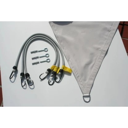 Floracord Dreiecksonnensegel Silbergrau 460 Cm X 460 Cm X 460 Cm 4 Floracord Dreiecksonnensegel Silbergrau 460 Cm X 460 Cm X 460 Cm – Bild 2