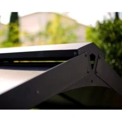 Palram - Canopia Bbq Gazebo Garden Austin 249 Cm X 284 Cm X 180 Cm Schwarz -Outdoor Schirm Verkauf 271070 4695 CU 05