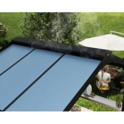 Palram - Canopia Bbq Gazebo Garden Austin 249 Cm X 284 Cm X 180 Cm Schwarz -Outdoor Schirm Verkauf 271070 4695 CU 06