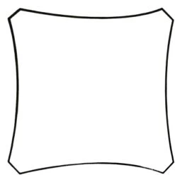 Perel Viereck-Sonnensegel 360 Cm X 360 Cm Creme -Outdoor Schirm Verkauf 288140 1717 3