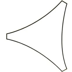 Perel Dreieck-Sonnensegel Wasserdurchlässig 360 Cm X 360 Cm -Outdoor Schirm Verkauf 288147 1717 4