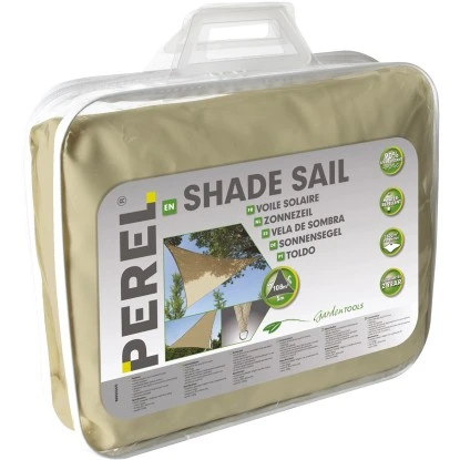 Perel Dreieck-Sonnensegel Wasserdurchlässig 500 Cm X 500 Cm 5 Perel Dreieck-Sonnensegel Wasserdurchlässig 500 Cm X 500 Cm – Bild 3