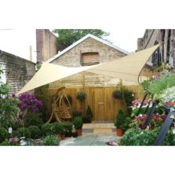 Perel Viereck-Sonnensegel Wasserdurchlässig 360 Cm X 360 Cm -Outdoor Schirm Verkauf 288175 1717 2