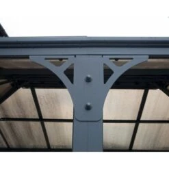 Palram - CanopiaMartinique 3 X 4.3 GartenPavillon Anthrazit Inkl. LED Set -Outdoor Schirm Verkauf 2971661 4