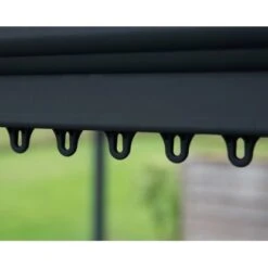 Palram - CanopiaMonaco 4.5 X 3.9 GartenPavillon Anthrazit Inkl. LED Set -Outdoor Schirm Verkauf 2971745 7