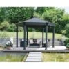 Palram - CanopiaRoma 4 X 3.6 GartenPavillon Anthrazit Inkl. LED Set -Outdoor Schirm Verkauf 2971810 1