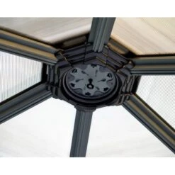 Palram - CanopiaRoma 4 X 3.6 GartenPavillon Anthrazit Inkl. LED Set -Outdoor Schirm Verkauf 2971810 4