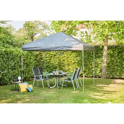 Siena Garden EasyUp Faltpavillon Silber 300x300 Cm 17 Siena Garden EasyUp Faltpavillon Silber 300x300 Cm – Bild 15