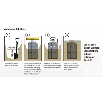 Siena Garden Bodenständer Earthbase Für Ampelschirme 6 Siena Garden Bodenständer Earthbase Für Ampelschirme – Bild 4