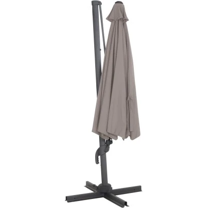 Siena Garden Ampelschirm Ø 350 Cm Taupe Mit Kurbelmechanik 16 Siena Garden Ampelschirm Ø 350 Cm Taupe Mit Kurbelmechanik – Bild 14